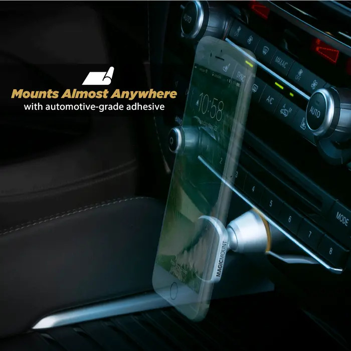 SCOSCHE MAGICMOUNT ELITE DASH MOUNT - SILVER
