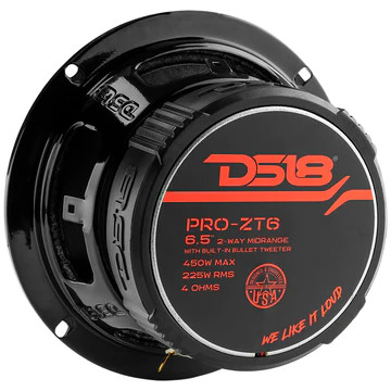 DS18 PRO 6" BRAZIL PANCADAO 2-WAY MIDRANGE WITH BUILT IN TWEETER - 200W RMS