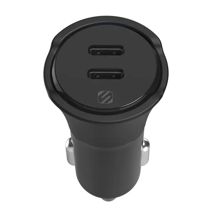 SCOSCHE USB-C 2 PORT CAR CHARGER 40W