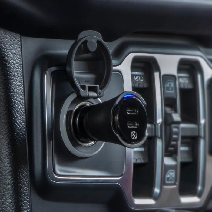 SCOSCHE USB-C 2 PORT CAR CHARGER 40W