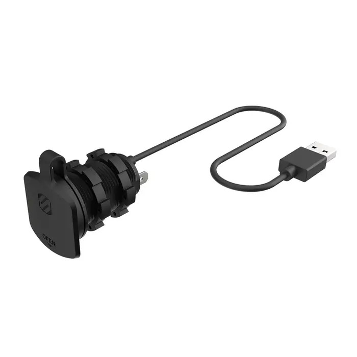 SCOSCHE USB-C / USB-A Fast Charger for Cars with Apple CarPlay® & Android Auto® Passthrough