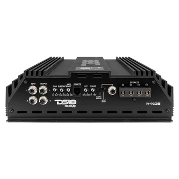 DS18 HOOLIGAN KO SPL SERIES MONO BLOCK AMPLIFIER WITH VOLTMETER AND CLIP INDICATOR 5000W RMS - KOREAN BUILT