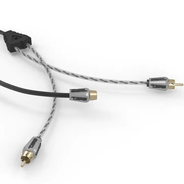 DS18 HIGH QUALITY RCA ULTRA FLEX Y CONNECTOR 2 FEMALE TO 1 MALE