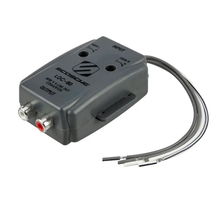 SCOSCHE ADJUSTABLE 2CH. HIGH LEVEL CONVERTER