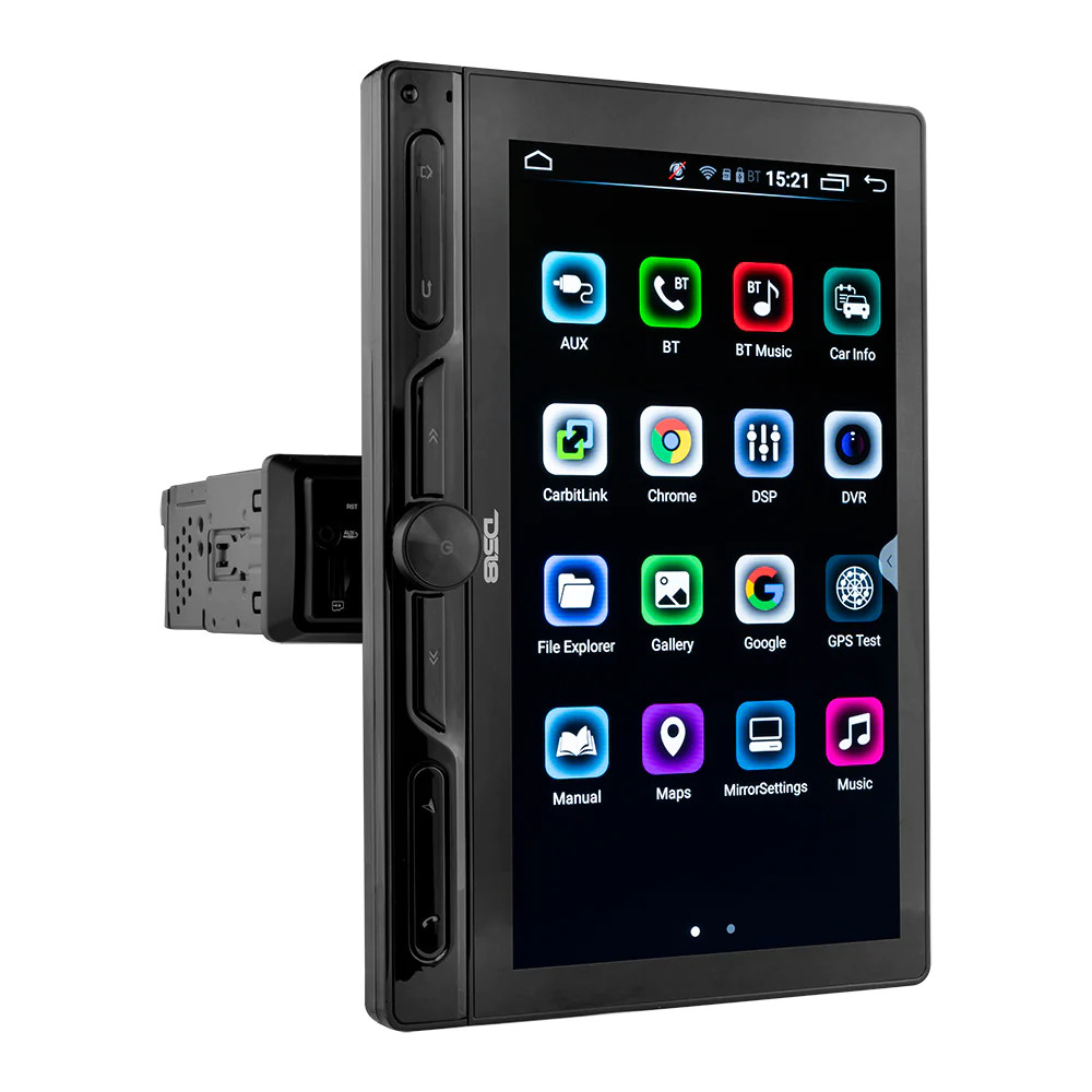 DS18 10.5" IN-DASH MULTIMEDIA DIN RECEIVER, CAPACITIVE TOUCH SCREEN, BLUETOOTH, MIRROR LINK, USB, ANDROID OPERATING SYSTEM, 64G HARD DRIVE