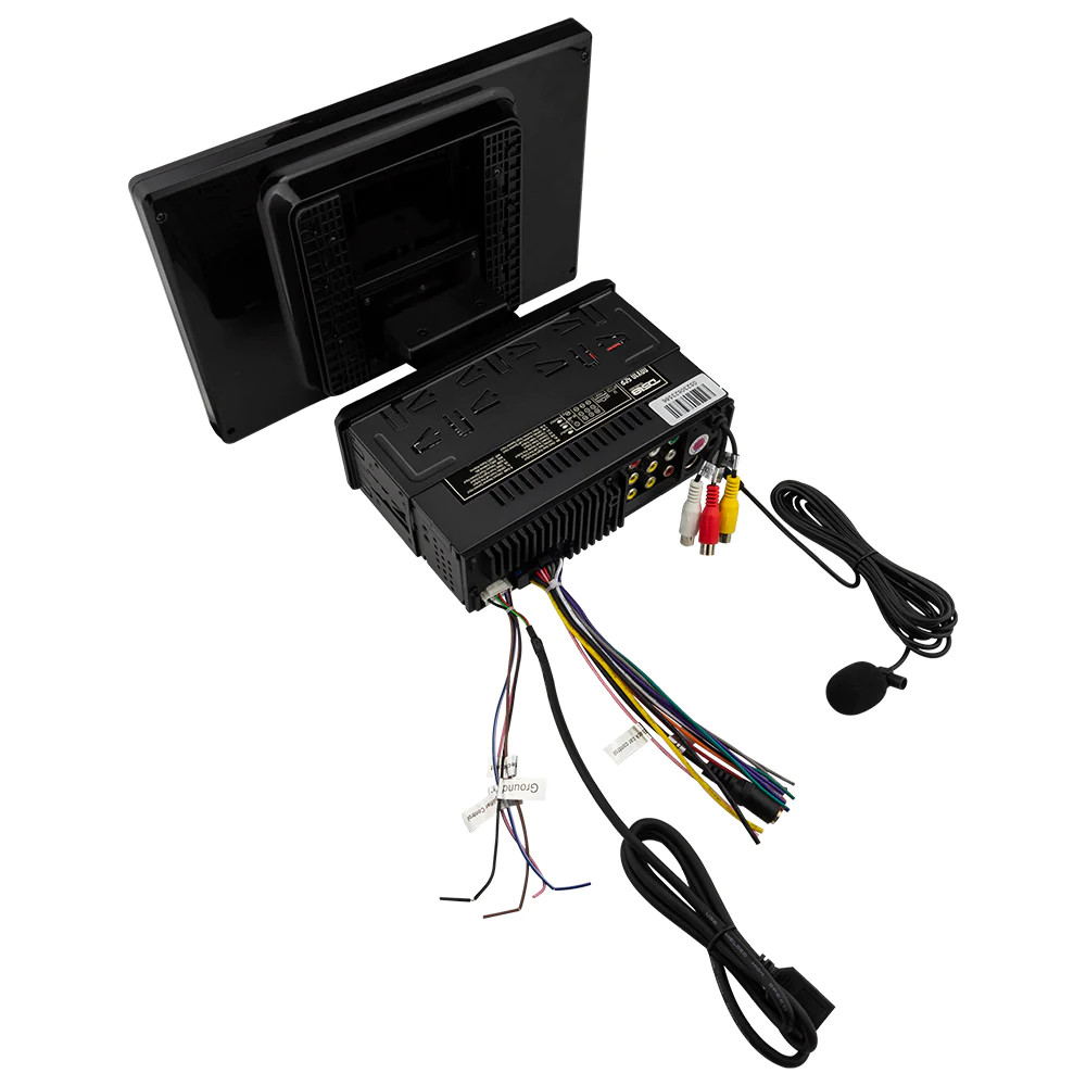 DS18 10.5" TOUCHSCREEN MECHLESS DOUBLE DIN RECEIVER WITH APPLE CARPLAY, BLUETOOTH & MIRROR LINK