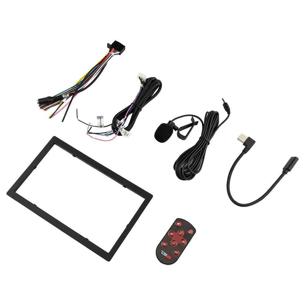 DS18 10.5" TOUCHSCREEN MECHLESS DOUBLE DIN RECEIVER WITH APPLE CARPLAY, BLUETOOTH & MIRROR LINK