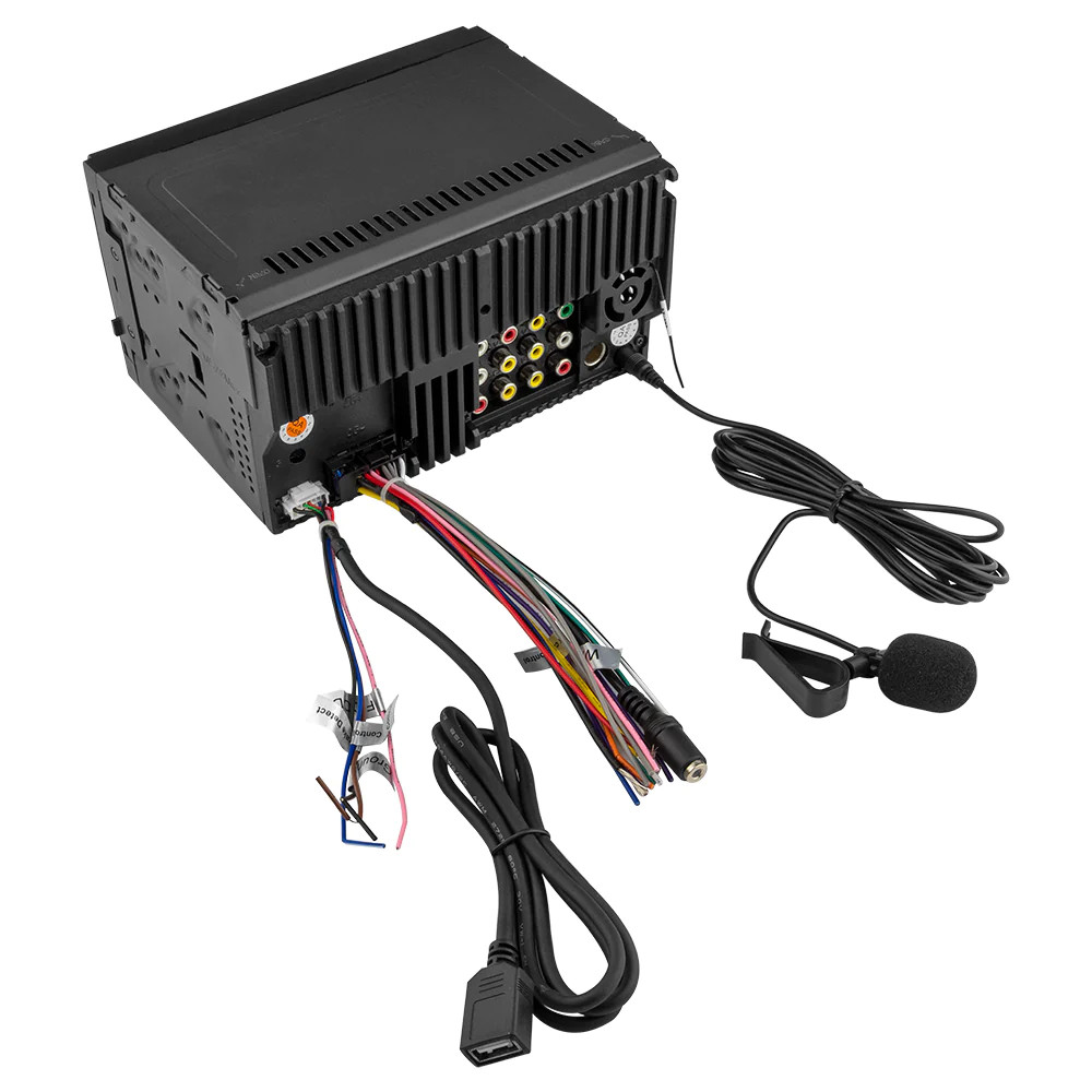 DS18 6.9" TOUCHSCREEN MECHLESS DOUBLE DIN RECEIVER WITH APPLE CARPLAY, BLUETOOTH & MIRROR LINK