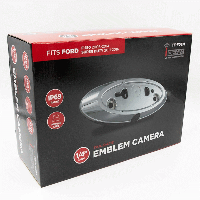 IBEAM FORD SUPER DUTY 11-16 EMBLEM BACK UP CAMERA