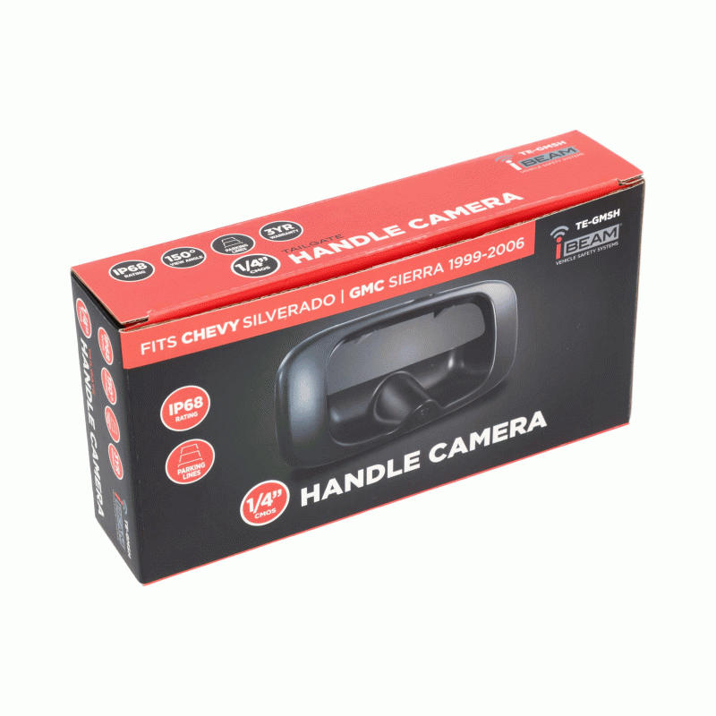 IBEAM 99-06 GM BLACK TAILGATE HANDLE CAMERA