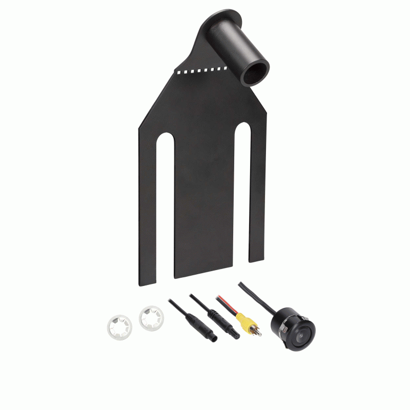 Jeep Wrangler Spare Tire Bracket with Flush Mount Backup Cam