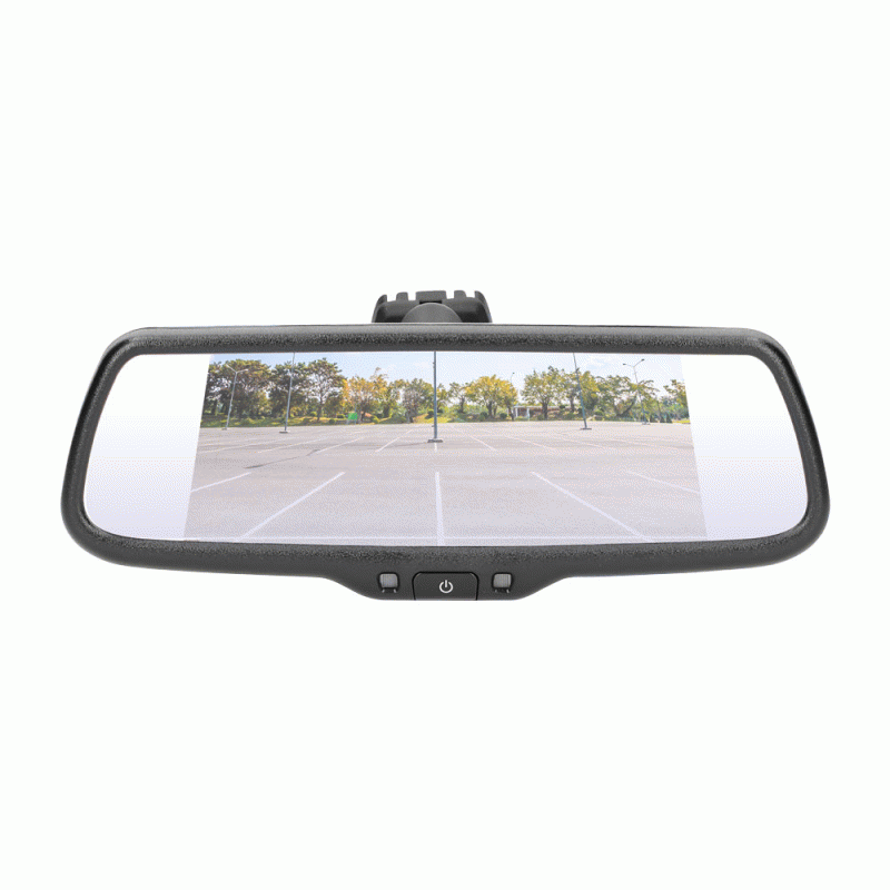 IBEAM 7 Inch Mirror/Monitor Single View with 3 Inputs
