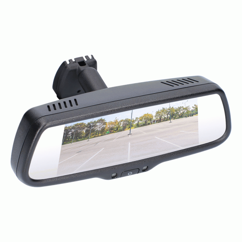 IBEAM 7 Inch Mirror/Monitor Single View with 3 Inputs