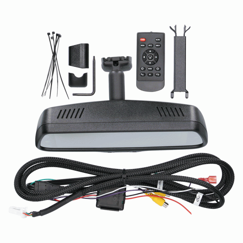 IBEAM 7 Inch Mirror/Monitor Single View with 3 Inputs