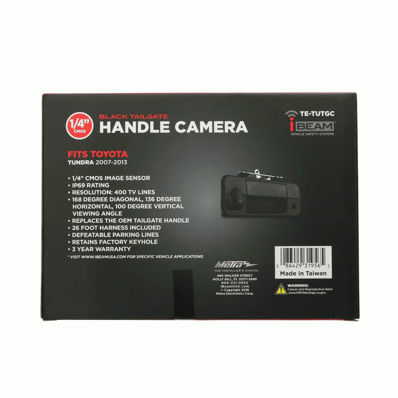 TOYOTA TUNDRA TAIL GATE HANDLE CAMERA