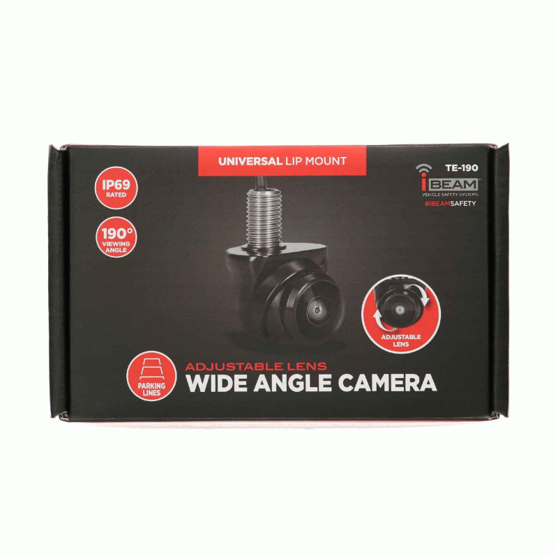 Adjustable Lens 190 degree Wide Angle Camera