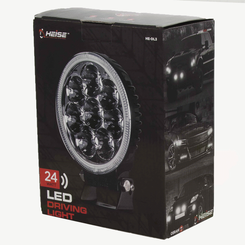 HEISE 5' ROUND 8 CREE LED LIGHT - LIFETIME MANUFACTURER WARRANTY (EACH)