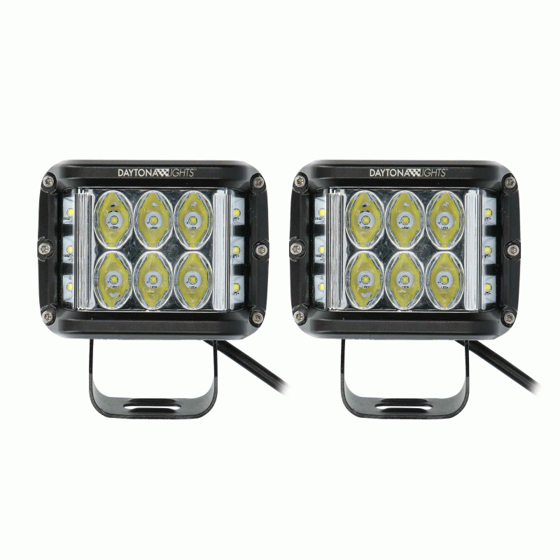 Dual Row Cube Lights - 140-Degree Dual Zone, 12 LED