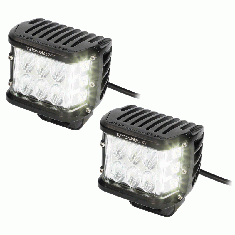 Dual Row Cube Lights - 140-Degree Dual Zone, 12 LED