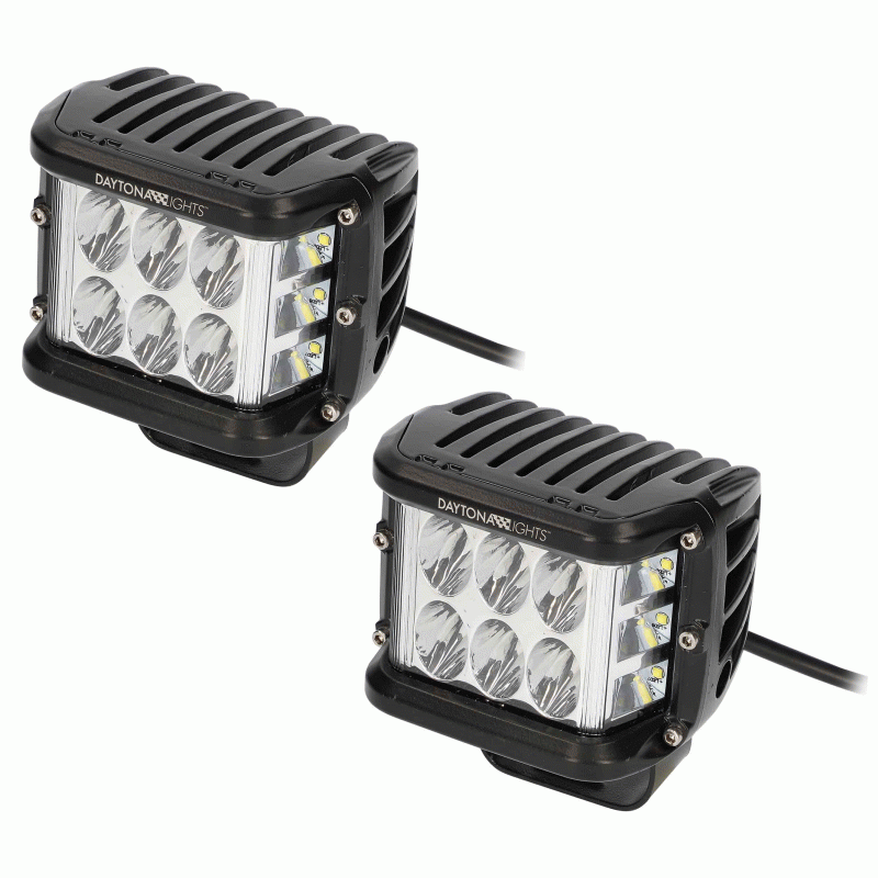 Dual Row Cube Lights - 140-Degree Dual Zone, 12 LED