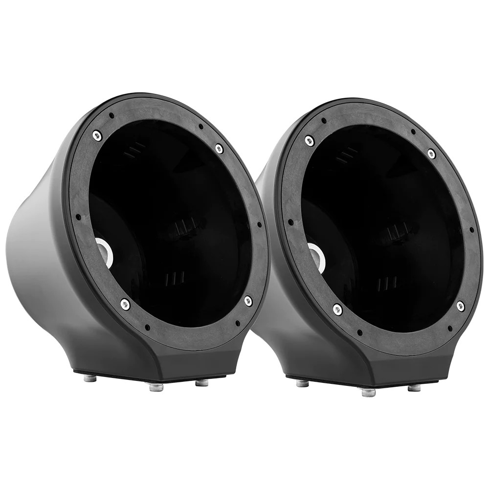DS18 HYDRO FLAT MOUNT UNIVERSAL POD FOR 6.5" SPEAKERS , BUILT IN RGB LED - BLACK PAIR