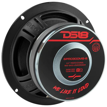 DS18 PRO 6.5" MID BASS LOUDSPEAKER 200W RMS 8 OHM