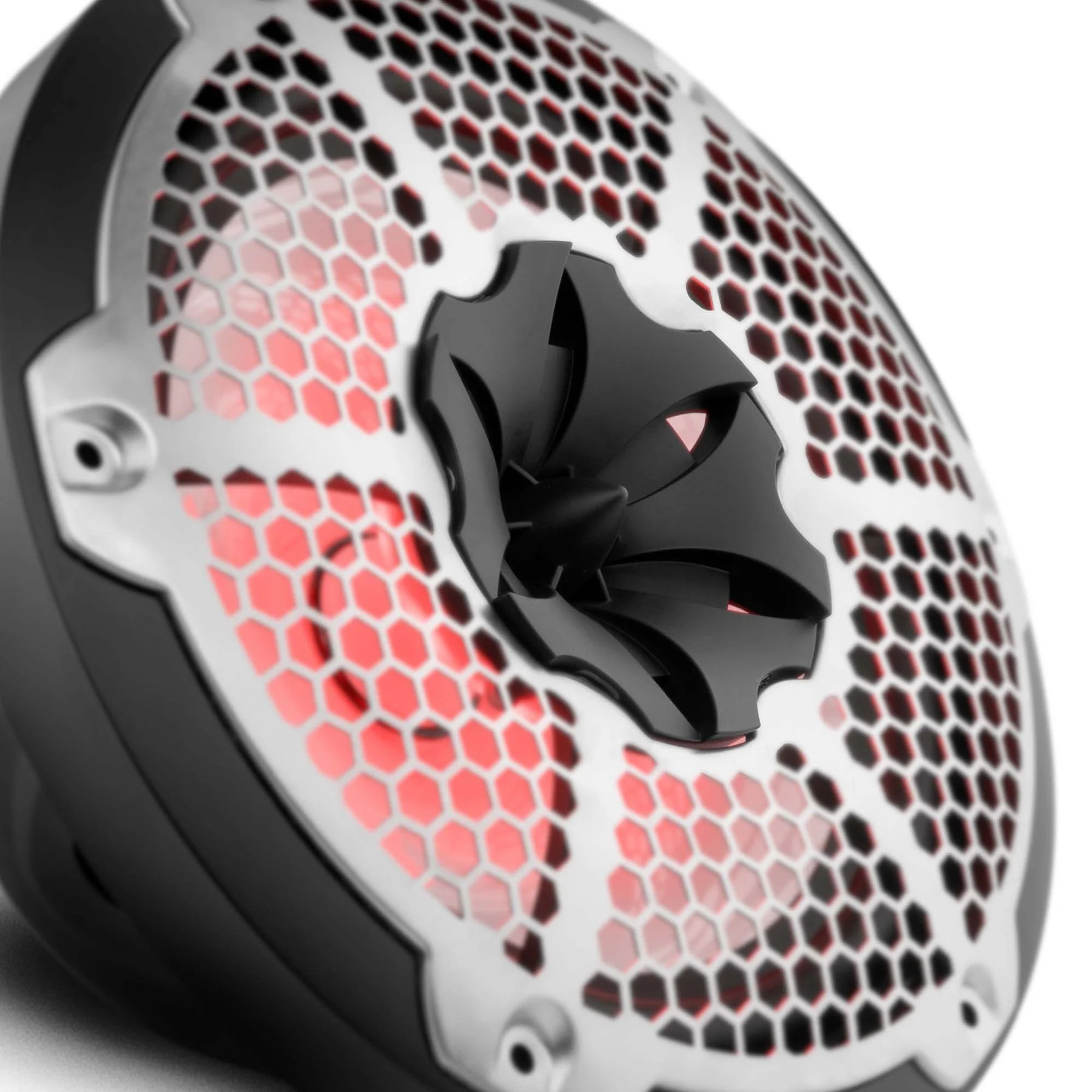 DS18 HYDRO 10" 2-Way Marine Speakers with Bullet Tweeter And Integrated RGB LED Lights  Black