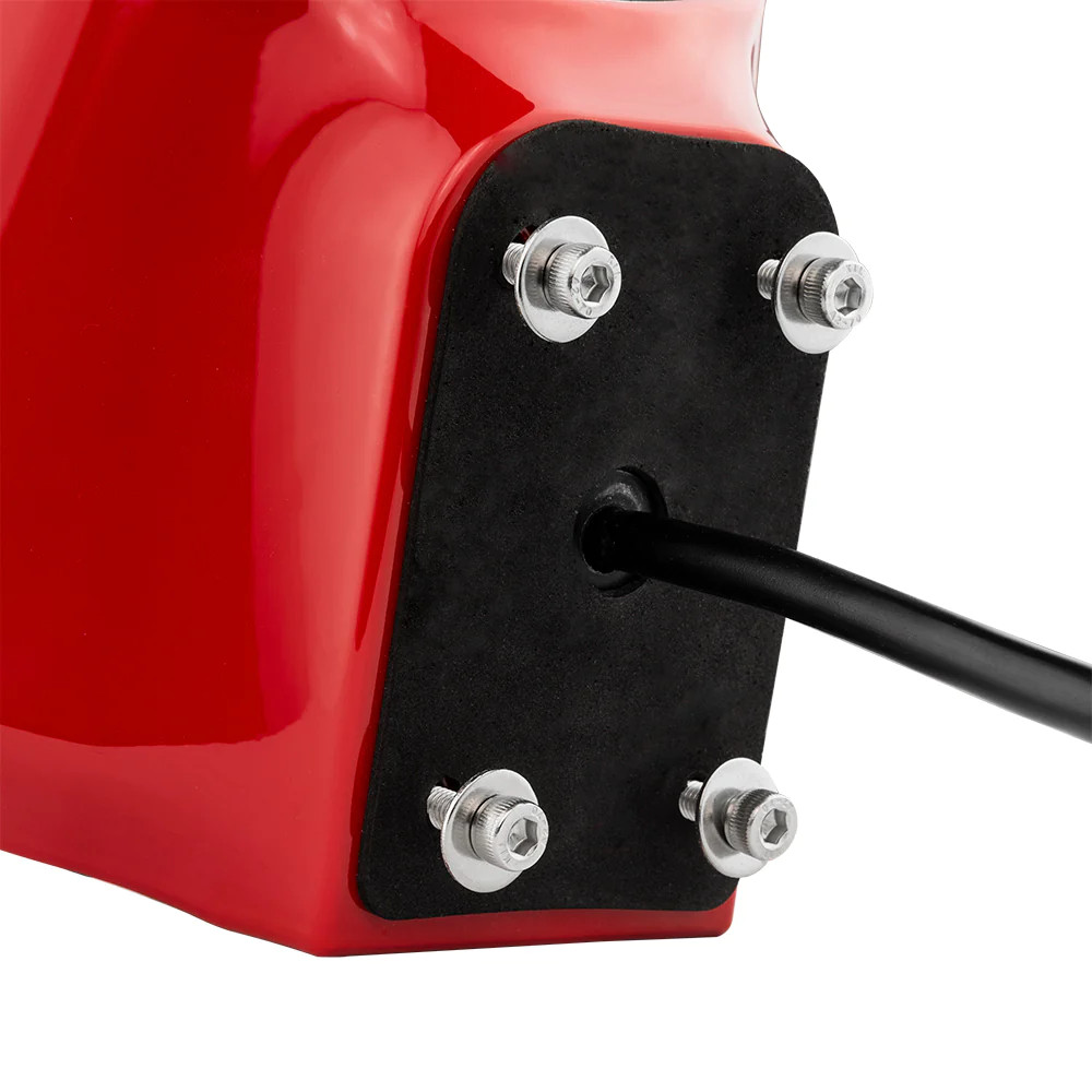 DS18 HYDRO FLAT MOUNT UNIVERSAL POD FOR 6.5" SPEAKERS , BUILT IN RGB LED - RED PAIR