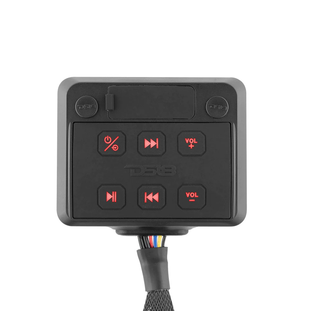 Marine Waterproof Universal Enclosure With Bluetooth Streaming Audio receiver Controller (Works with android and iPhone)