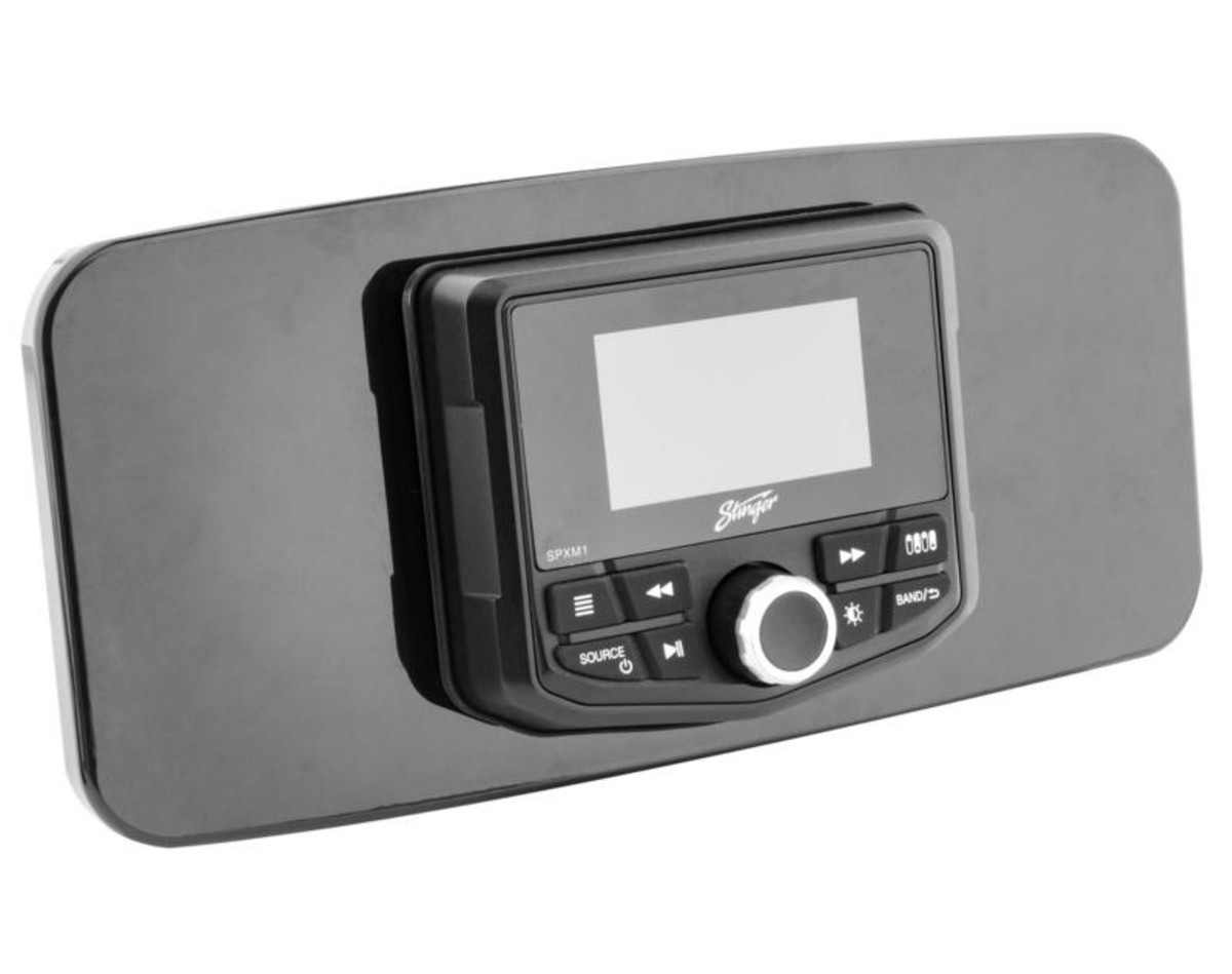 STINGER UNIVERSAL MARINE 3" RADIO KIT - BLACK FINISH