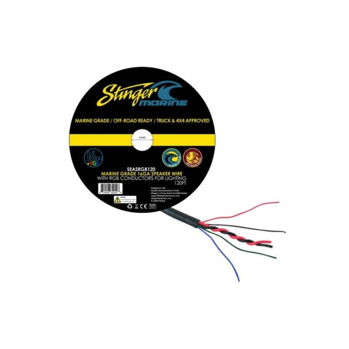 STINGER RGB/SPEAKER WIRE COMBO 120' SPOOL