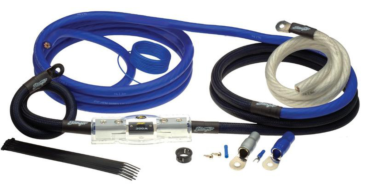 SK6201 6000 SERIES 1/0 GAUGE POWER WIRING KIT BLUE TRUE-SPEC