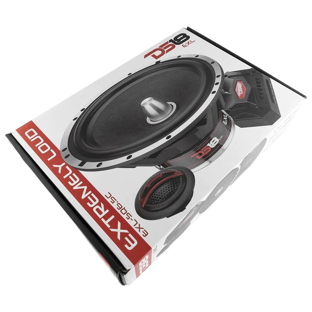 DS18 EXL SERIES 6.5' COMPONENT SYSTEM W/ SILK DOME TWEETERS
