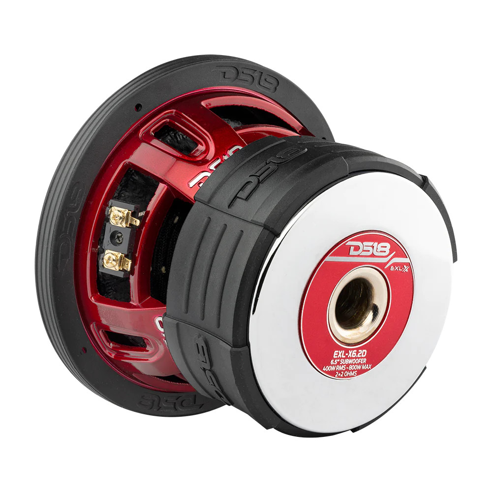 DS18 EXL SERIES 6" 800W DUAL 2 OHM SUBWOOFER