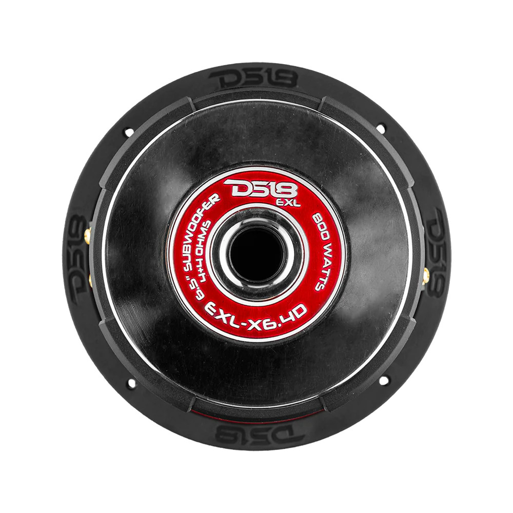 DS18 EXL SERIES 6" 800W DUAL 4 OHM SUBWOOFER