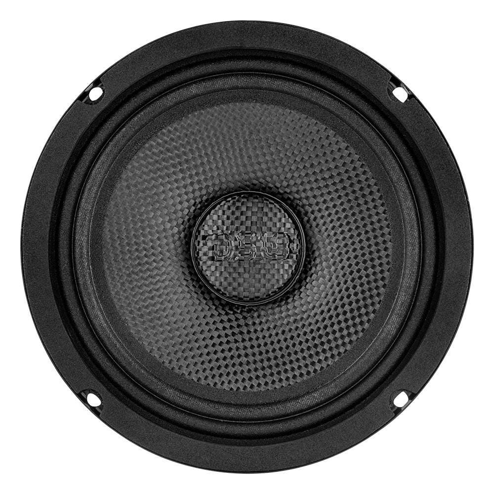 DS18 PRO 6.5" SHALLOW CARBON FIBER WATER RESISTANT CONE MID-BASS LOUDSPEAKER 250W RMS 4 OHM