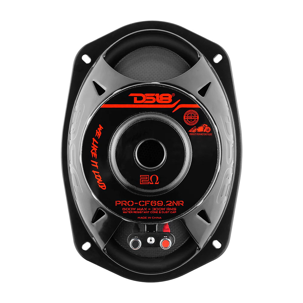 DS18 PRO 6X9 Carbon Fiber Water resistant Cone Neodymium  Mid-Bass Loudspeaker 2-Ohm