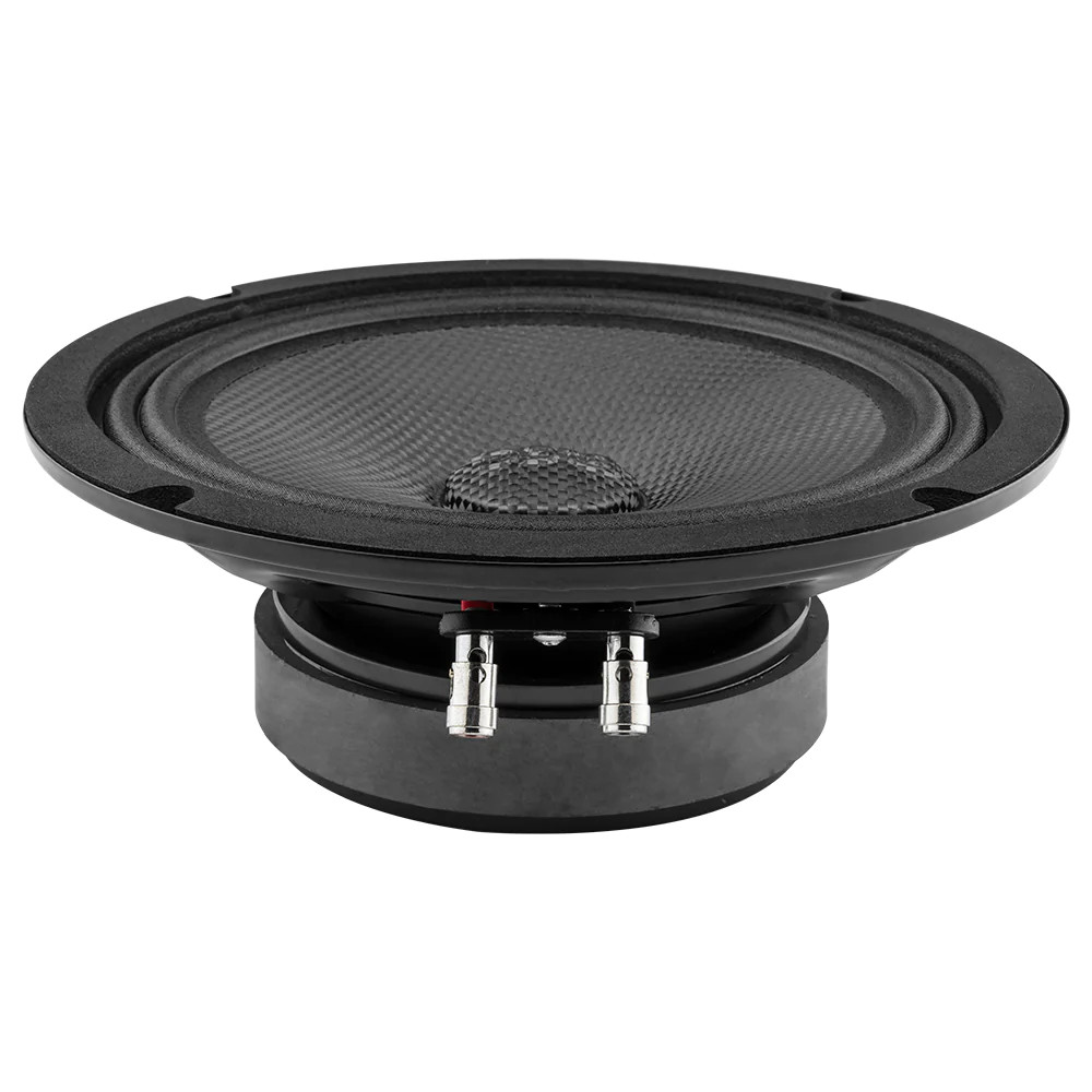 DS18 PRO 8" SHALLOW CARBON FIBER WATER RESISTANT CONE MID-BASS LOUDSPEAKER 275W RMS 4 OHM