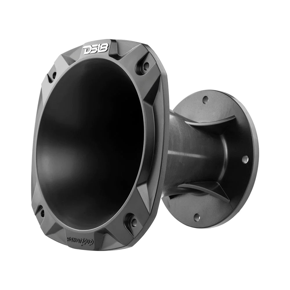 DS18 PRO BOLT ON 2" X 10.84" ALUMINUM HORN - BLACK