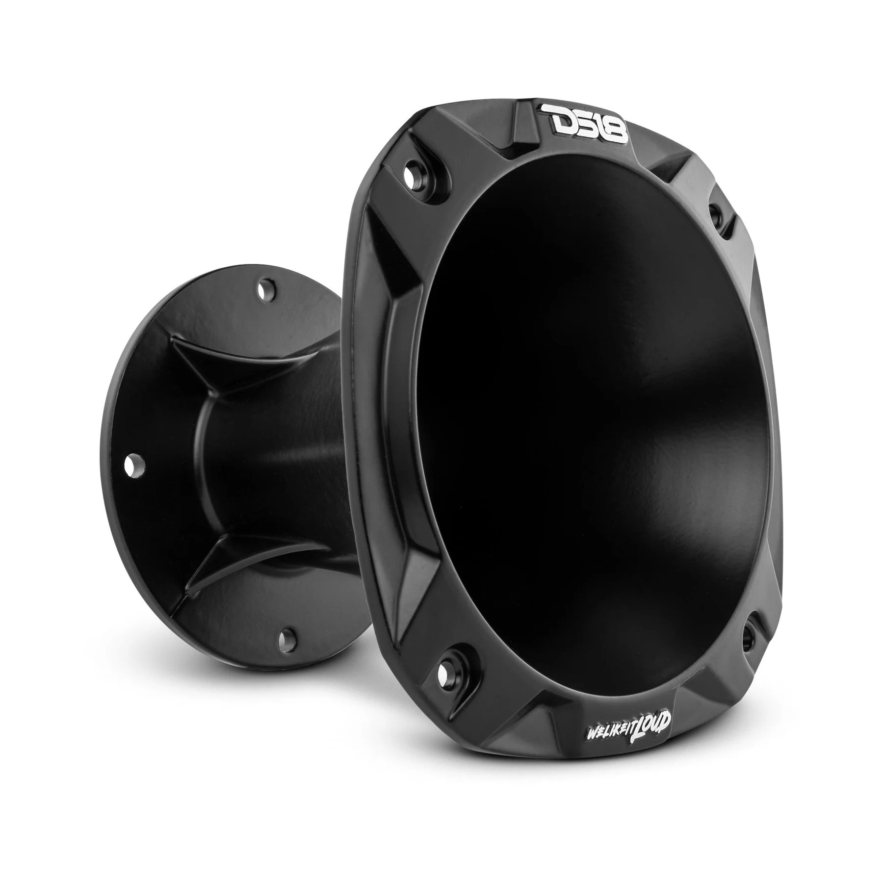DS18 PRO BOLT ON 2" X 10.84" ALUMINUM HORN - BLACK