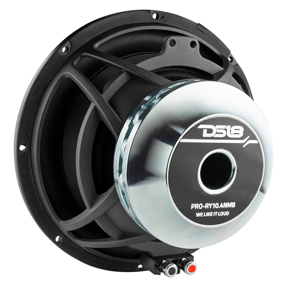 DS18 PRO RYDER 10" CARBON FIBER MID BASS WOOFER NEODYNIUM MAGNET RINGS 450W RMS 4 OHM