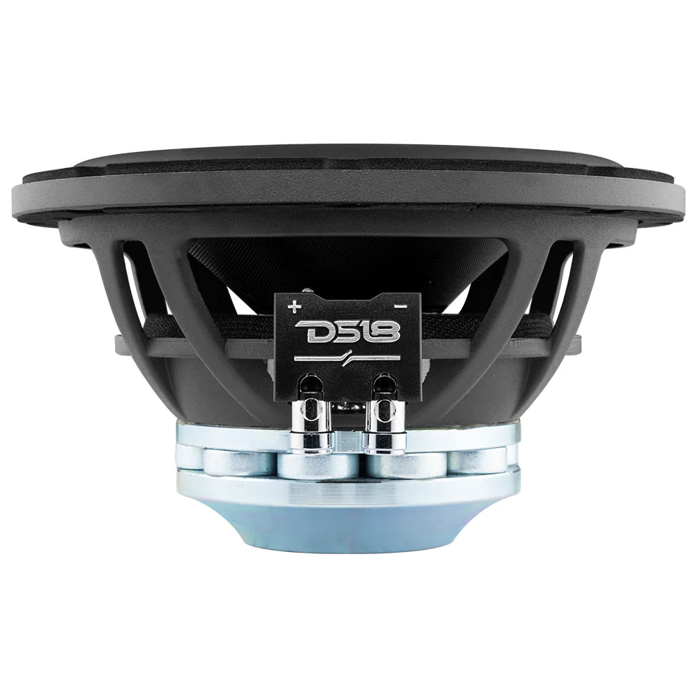 DS18 PRO RYDER 8" CARBON FIBER MID BASS WOOFER NEODYNIUM MAGNET RINGS 250W RMS 4 OHM