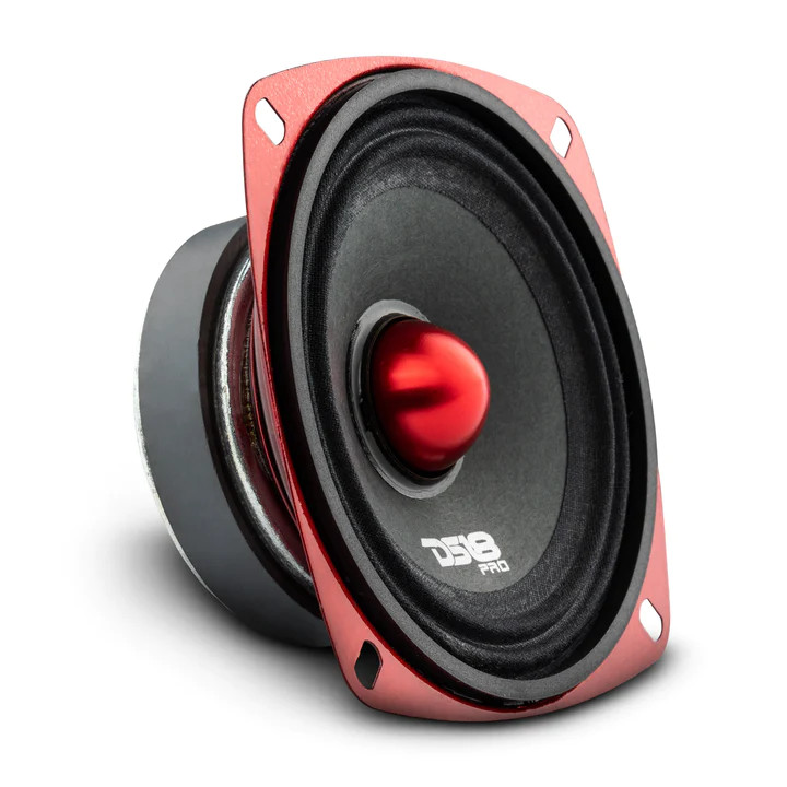 DS18 PRO-X 4" Shallow Mid-Range Loudspeaker with Bullet 4-Ohm