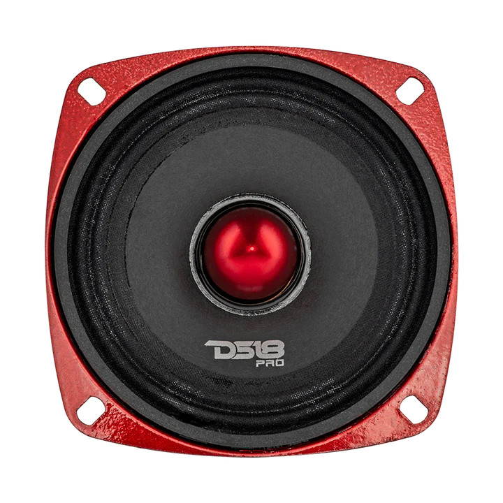 DS18 PRO-X 4" Shallow Mid-Range Loudspeaker with Bullet 4-Ohm