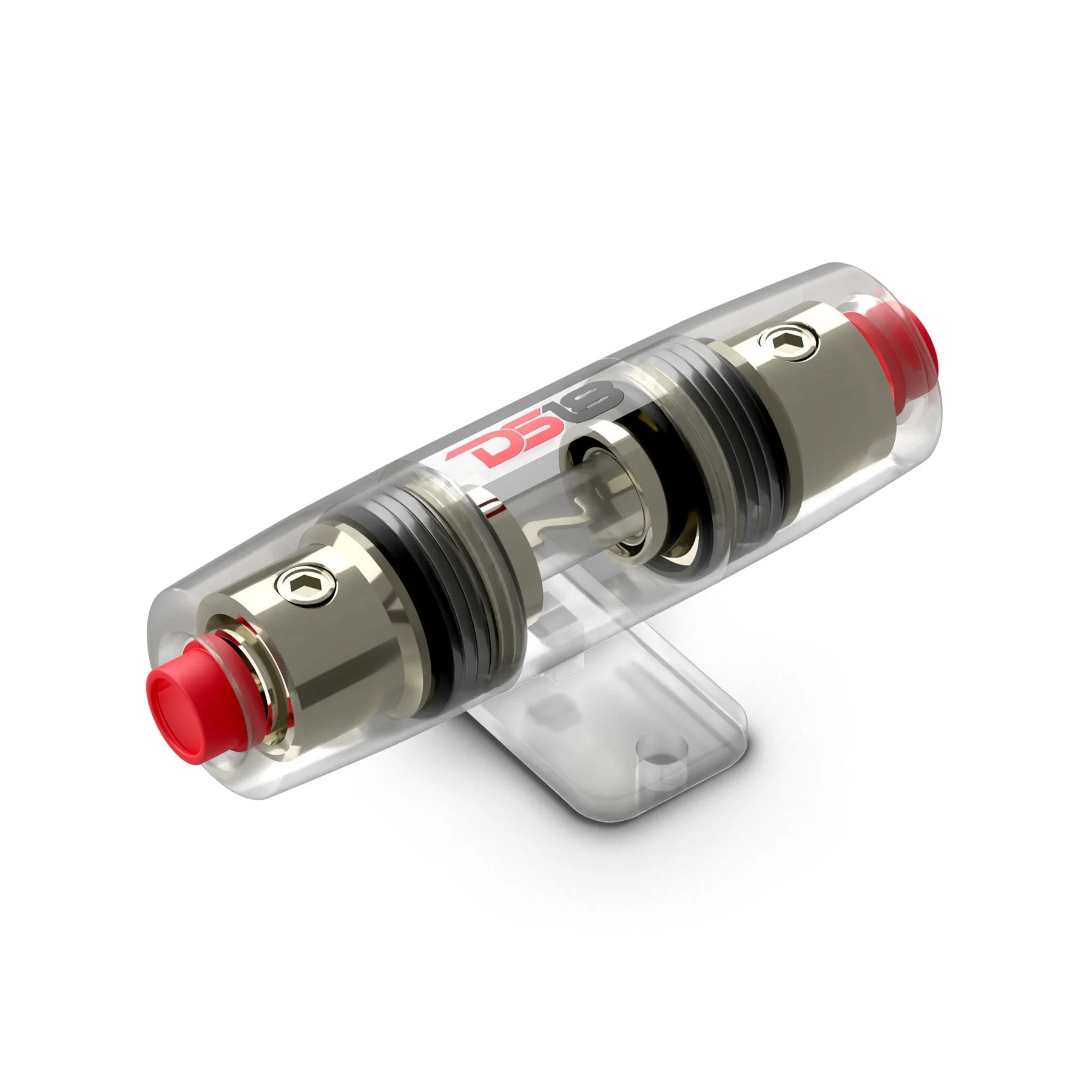 AGU FUSE HOLDER 4/8GA IN 4/8GA OUT WITH 80A FUSE ROUND