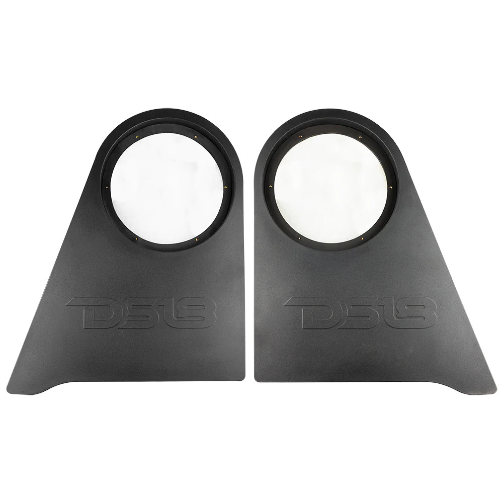 DS18 EXCLUSIVE WHEEL WELL 12' SUB WOOFER SEALED ENCLOSURES - LEFT AND RIGHT SIDE INCLUDED FOR JK WRANGLER