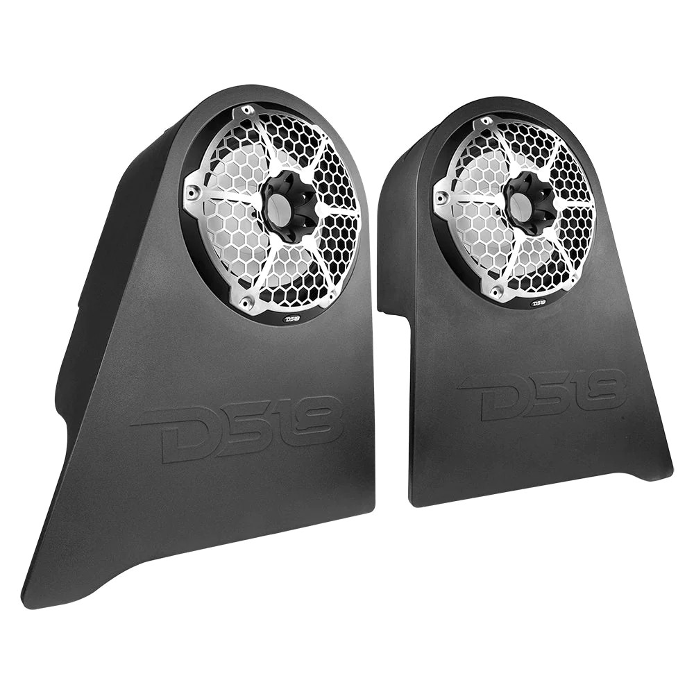 DS18 EXCLUSIVE WHEEL WELL 12' SUB WOOFER SEALED ENCLOSURES - LEFT AND RIGHT SIDE INCLUDED FOR JK WRANGLER