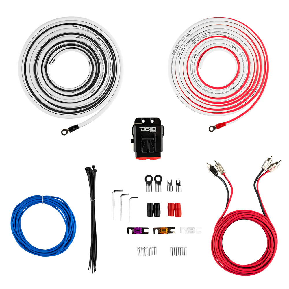 DS18 MARINE OFC 4GA AMPLIFIER WIRING KIT