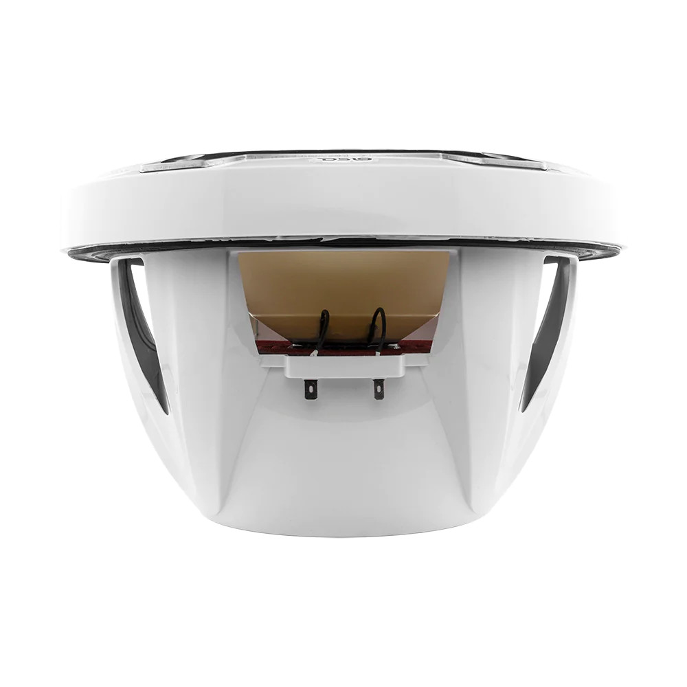 DS18 WHITE HYDRO 12" MARINE SUBWOOFER 700 WATTS SVC WITH STAINLESS GRILL & RGB LEDS BUILT IN