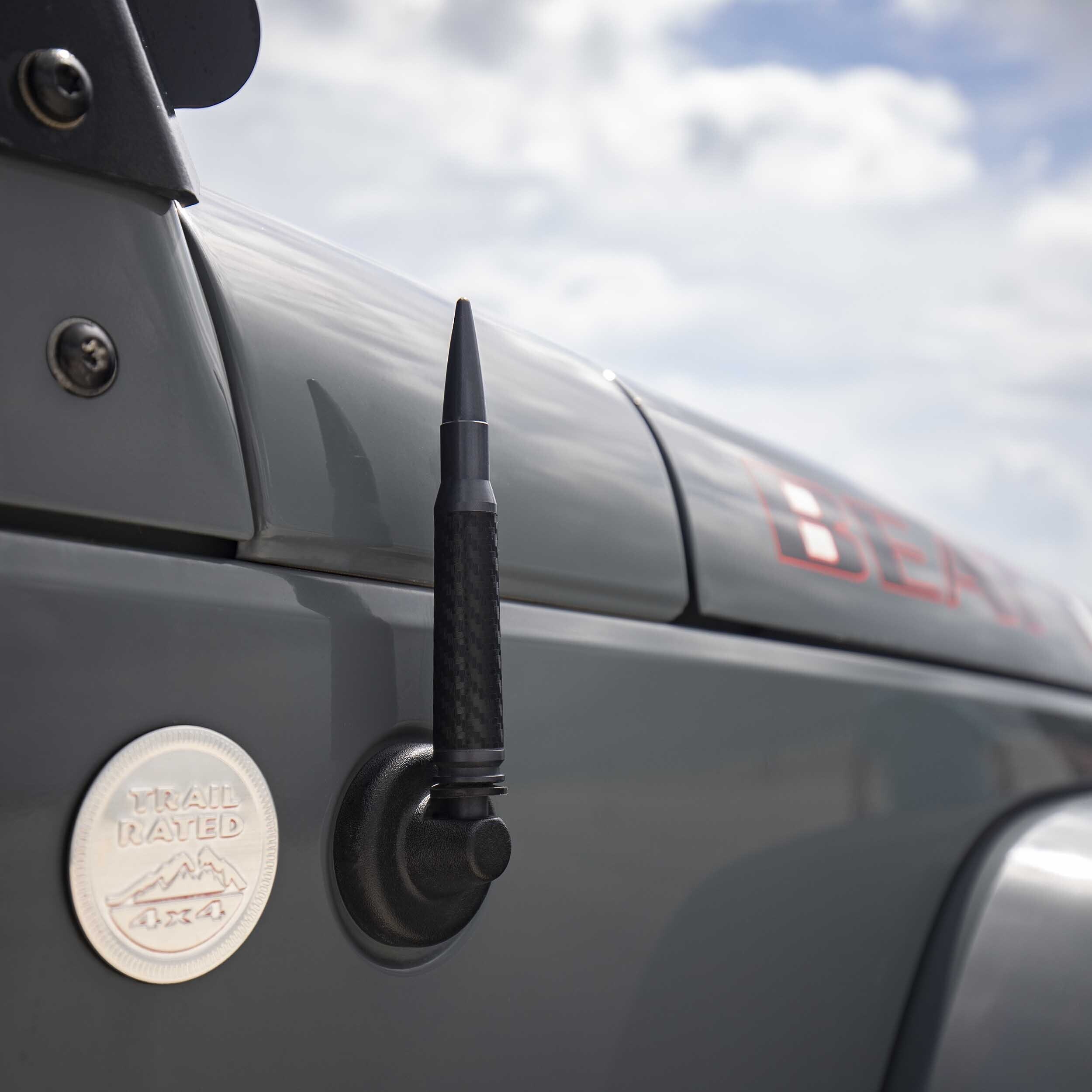 Black Carbon Fiber Wrap - .50 Caliber Replica Antenna